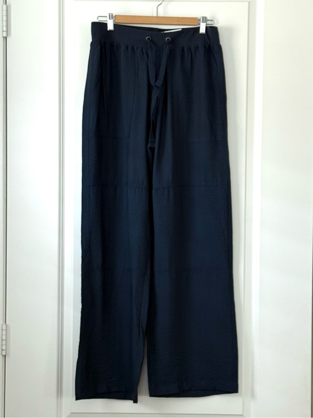NWT SANCTUARY Wide Leg Pants Navy Blue Large - Picture 3 of 4